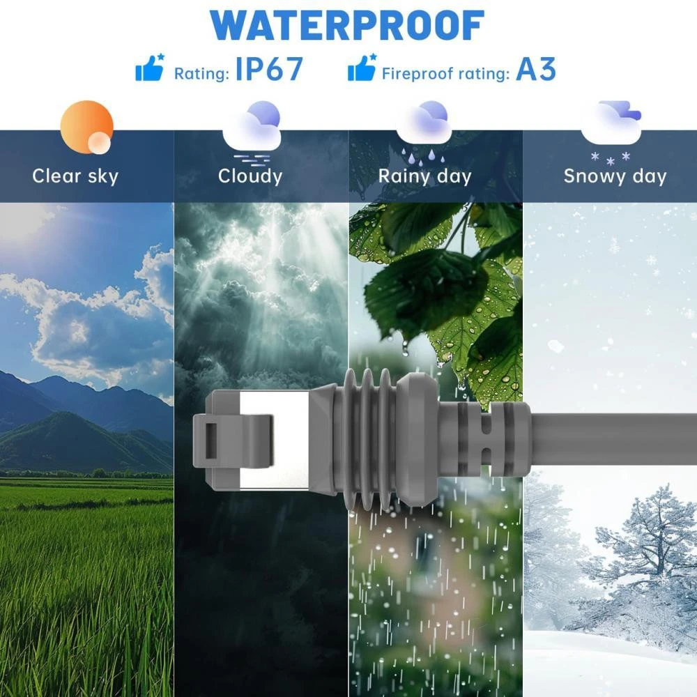 Оптоволоконний кабель Starlink Rectangular Satellite V3 50Ft