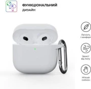 Чехол для наушников ArmorStandart Apple AirPods 4 Case White (ARM81295)
