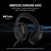 Наушники с микрофоном Corsair HS65 Surround Carbon (CA-9011270)