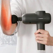 Перкуссионный массажер Naipo Massage Gun (5 насадок) Black (MGG-2103)