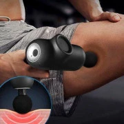 Перкуссионный массажер Naipo Massage Gun (5 насадок) Black (MGG-2103)