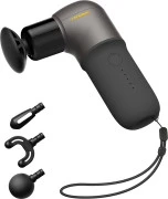 Перкуссионный массажер Naipo Mini Massage Gun (4 насадки) Black (MGPC-002)