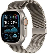 ремешок Apple Milanese Loop Natural Titanium Watch 44/45/46/49mm - Medium (MXKD3)
