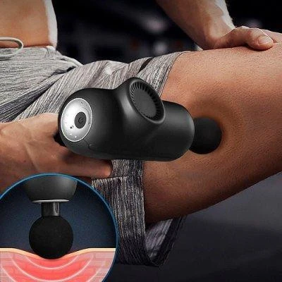 Перкусійний масажер Naipo Massage Gun (5 насадок) Black (MGG-2103)