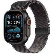 ремешок Apple Milanese Loop Black Titanium Watch 44/45/46/49mm - Medium (MXKG3)