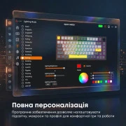 Ajazz AK820 Sea Salt Switch RGB USB-C UA Black (AK820-SS-BGY) (UA)