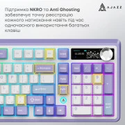 Ajazz Maillard V2 Maillard Switch Wireless/Bluetooth/USB UA Purple/White/Blue (AK980-V2-M-PWB) (UA)