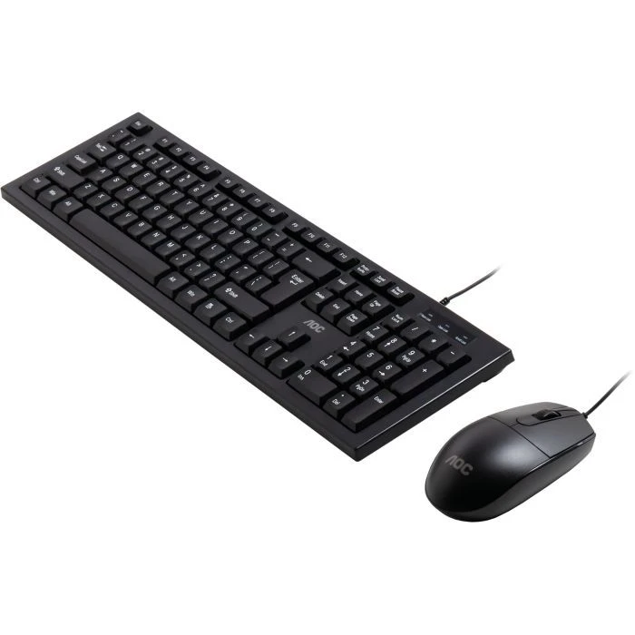 AOC KM160B USB UA Black (KM160B/97) (UA) Тип: проводной; Конструкция: