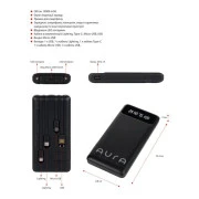AURA NRG10 10000 mAh Black (PBANRG10B) (UA)