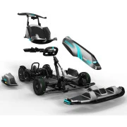 Электроскутер Segway Карт Ninebot GoKart PRO 2, сіро-блакитний (AA.04.04.01.0004) (UA)