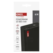EMOS 20000mAh NTBF20, 65W, Pass-through, black (B0560B) (UA)