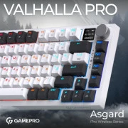 GamePro Asgard Valhalla Pro QLAB Sakura Switch RGB Bluetooth/Wireless/USB-C UA White (MK160-W-D-QS-PRO) (UA)
