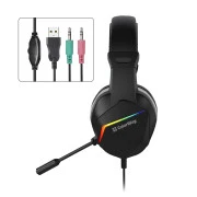 Гарнитура СolorWay Bloodwave LED Black (CW-HPG01BK) (UA)