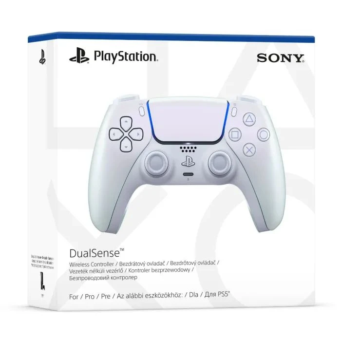 Геймпад Sony Playstation DualSense Bluetooth PS5 Chrome Pearl (1000050600) (UA)