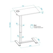Компьютерный стол OfficePro ODM270B (UA)