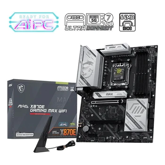 MSI MAG X870E GAMING MAX WIFI (UA) Призначення: геймерська; Сокет: