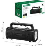 NEWVEW NV-9010 Solar Panel/BT/USB/TF/FM Black (NWVW-NV-9010-BK) (UA)