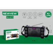 NEWVEW NV-9172 Solar Panel/BT/USB/TF/FM Black (NWVW-NV-9172-BK) (UA)