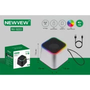 NEWVEW NV-9203 RGB/BT/USB/TF/FM Silver (NWVW-NV-9203-SL) (UA)