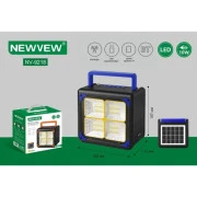 NEWVEW NV-9218 Solar Panel/BT/USB/TF/FM Blue (NWVW-NV-9218-BL) (UA)