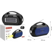 NEWVEW NV-V50 Solar Panel/BT/USB/TF/FM/AUX Blue (NWVW-NV-V50-BL) (UA)