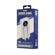 Remax 20000mAh, 22.5W, Black (RPP-38 / 45364 / White) (UA)
