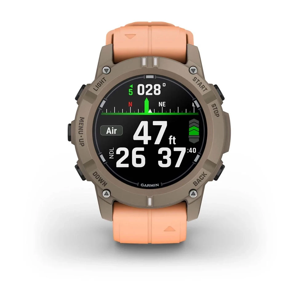 Смарт-часы Garmin Descent G2 Paloma with Shell Pink Band (010-02986-01) (UA) Совместимость с ОС: iOS, Android OS;