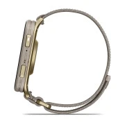 Смарт-часы Garmin Venu X1 Soft Gold Titanium with French Grey Nylon (010-02980-33) (UA)
