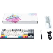 Varmilo APT87 CMYK C-TK Brown Wireless White Led UA (A92A024D3A5A17A007) (UA)