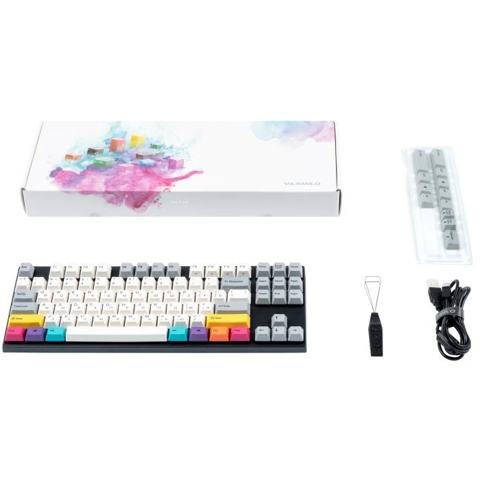 Varmilo APT87 CMYK C-TK Red Wireless White Led UA (A92A024D4A5A17A007) (UA) Назначение: для телевизора;