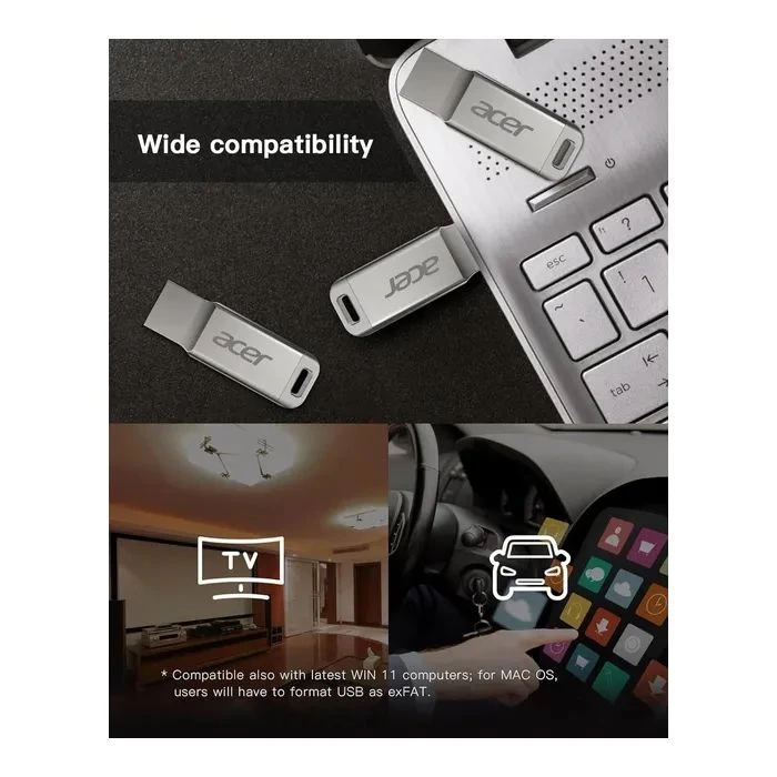 Acer 256GB UM310 Silver USB 3.2 (BL.9BWWA.583) (UA)