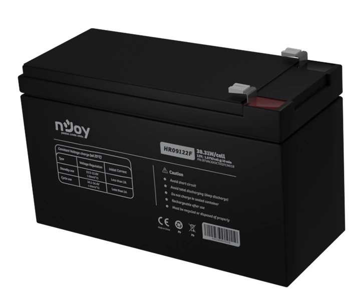 Аккумуляторная батарея Njoy HR09122F 12V 9AH (BTVACIUOCTD2FBT01B) AGM (UA)