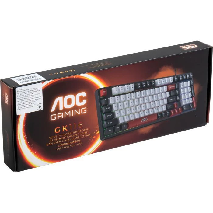 AOC GK116B LED USB UA Black (GK116B/97) (UA)
