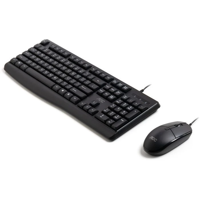 AOC KM170B USB UA Black (KM170B/97) (UA) Тип: провідний; Конструкція: