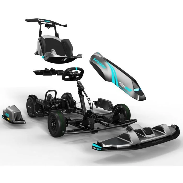 Електроскутер Segway Карт Ninebot GoKart PRO 2, сірий-блакитний (AA.04.04.01.0004) (UA)