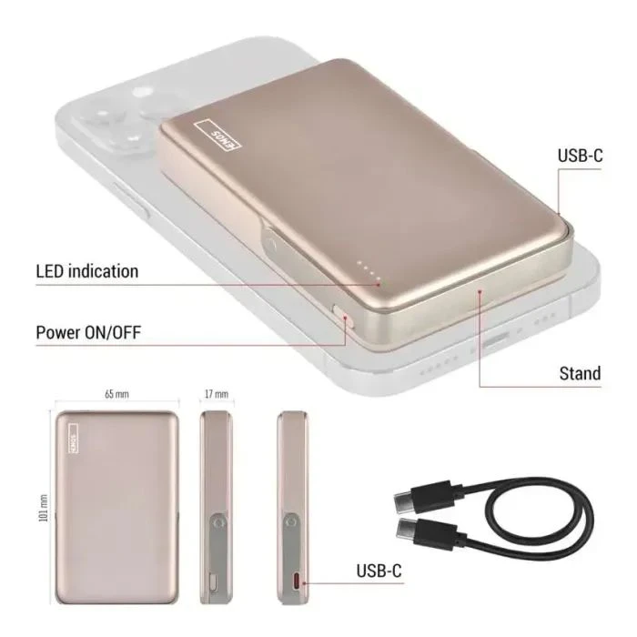 EMOS 10000mAh, MagSafe, 20W, pink (B0552RG) (UA)