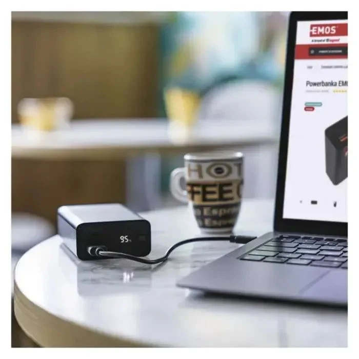 EMOS 20000mAh NTBF20, 65W, Pass-through, black (B0560B) (UA)