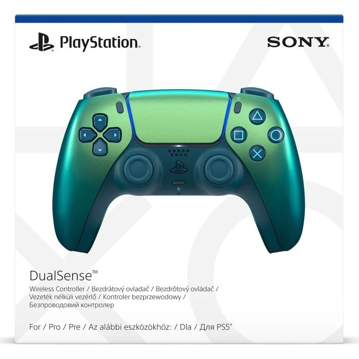 Геймпад Sony Playstation DualSense Bluetooth PS5 Chrome Teal (1000050603) (UA)