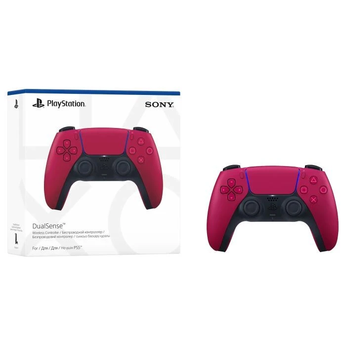 Геймпад Sony Playstation DualSense Bluetooth PS5 Cosmic Red (1000050249) (UA)