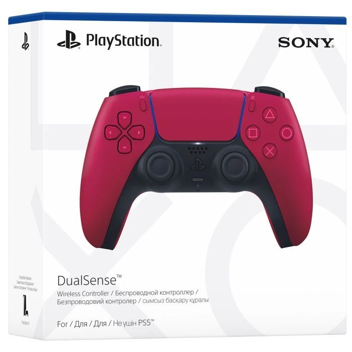 Геймпад Sony Playstation DualSense Bluetooth PS5 Cosmic Red (1000050249) (UA)