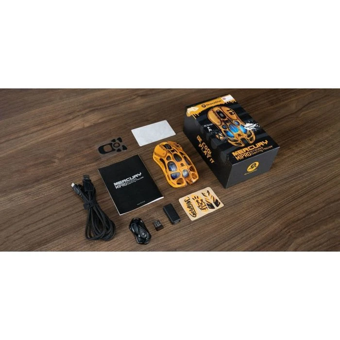 GravaStar Mercury M1 Pro Wireless/Bluetoot/USB Yellow (GSM1PRO_YLW) (UA) Тип: Оригінальний дизайн,