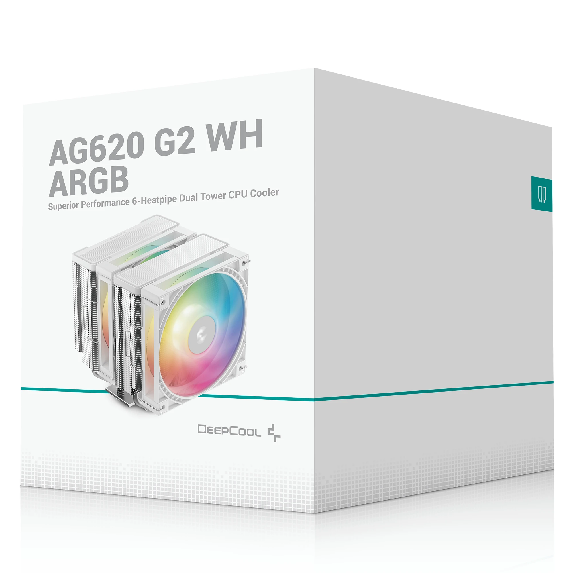 Кулер процессорный DeepCool AG620 G2 WH ARGB (R-AG620-WHAMMG2-G) (UA)