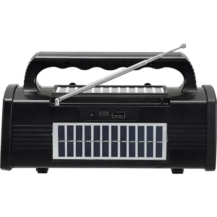 NEWVEW NV-9010 Solar Panel/BT/USB/TF/FM Black (NWVW-NV-9010-BK) (UA)
