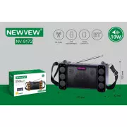 NEWVEW NV-9172 Solar Panel/BT/USB/TF/FM Black (NWVW-NV-9172-BK) (UA)