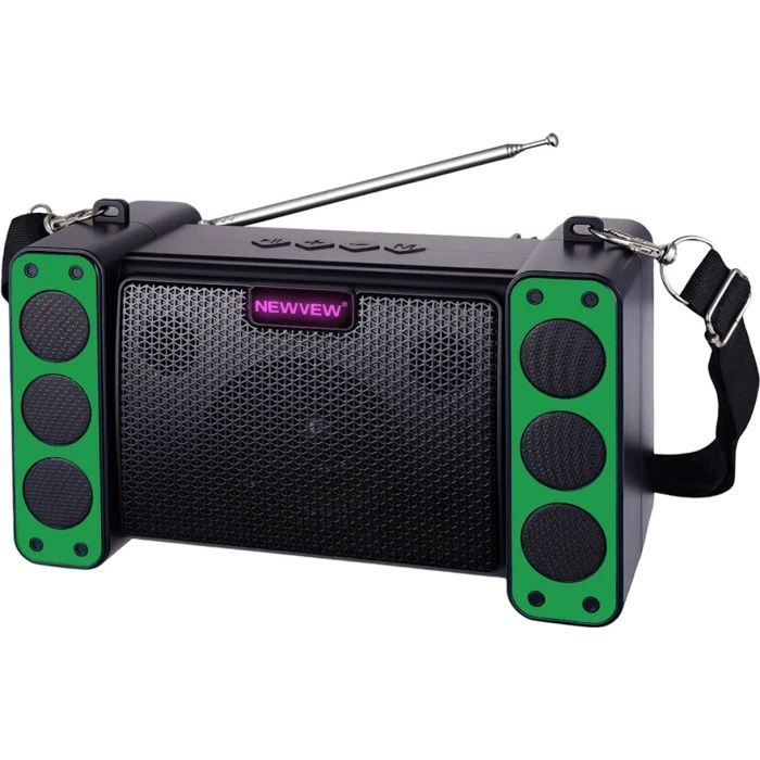 NEWVEW NV-9172 Solar Panel/BT/USB/TF/FM Green (NWVW-NV-9172-GN) (UA)