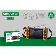 NEWVEW NV-9172 Solar Panel/BT/USB/TF/FM Orange (NWVW-NV-9172-OR) (UA)