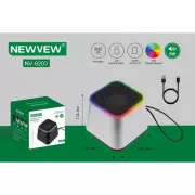 NEWVEW NV-9203 RGB/BT/USB/TF/FM Silver (NWVW-NV-9203-SL) (UA)