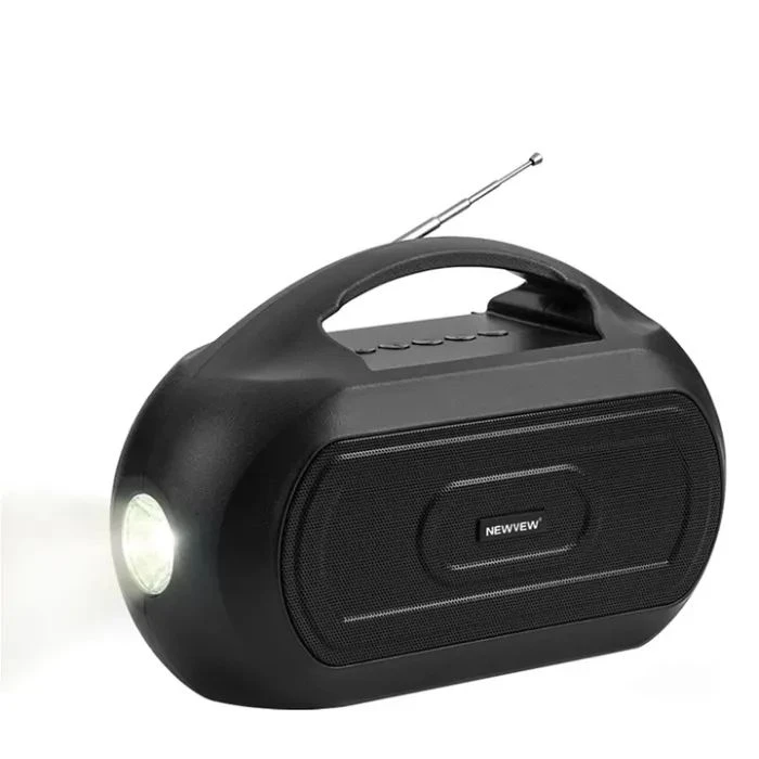 NEWVEW NV-V50 Solar Panel/BT/USB/TF/FM/AUX Black (NWVW-NV-V50-BK) (UA)