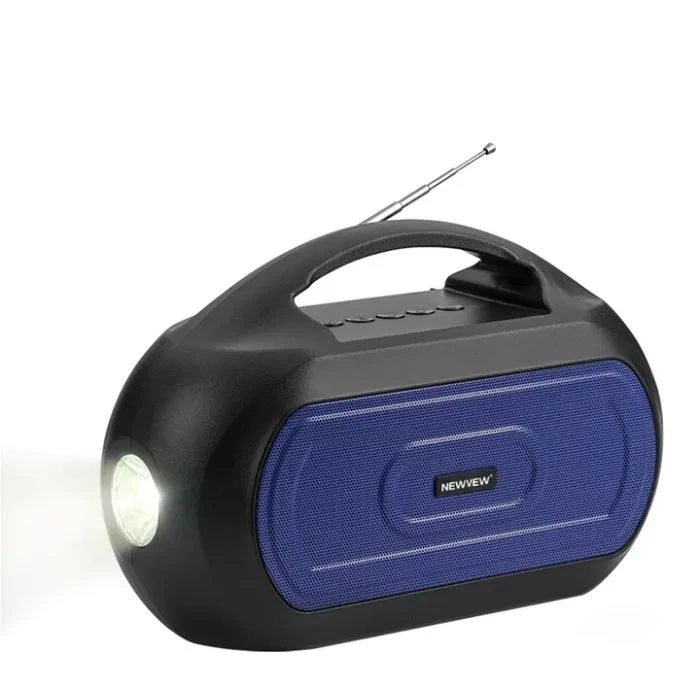 NEWVEW NV-V50 Solar Panel/BT/USB/TF/FM/AUX Blue (NWVW-NV-V50-BL) (UA)