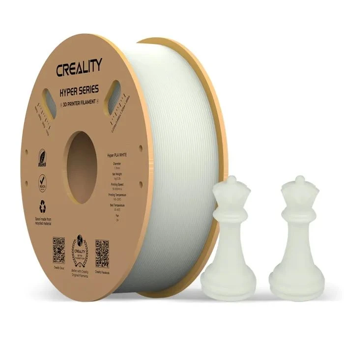Пластик для 3D-принтера Creality PLA Hyper 1кг, 1.75мм, білий (3301010335) (UA)
